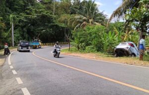 Mobil Terjun ke Jurang di Cidaun Garut, Sopir Terkejut Hindari Motor Kencang