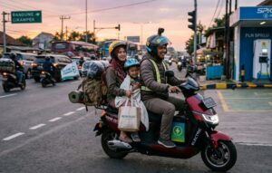 Mudik Pakai Motor Listrik