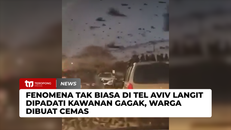 Fenomena Tak Biasa di Tel Aviv Langit Dipadati Kawanan Gagak, Warga Dibuat Cemas
