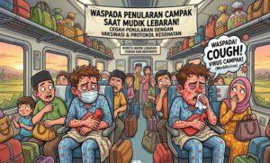 Waspad Penularan Campak saat Mudik Lebaran