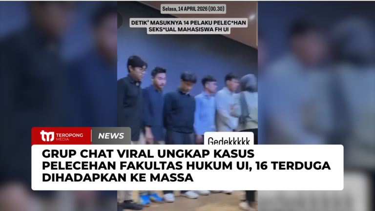 Grup Chat Viral Ungkap Kasus Pelecehan Fakultas Hukum UI, 16 Terduga Dihadapkan ke Massa