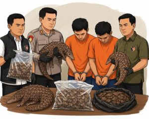 Terungkap Perdagangan Trenggiling di Tasikmalaya via Online, Sisiknya Dipercaya Sebagai Obat