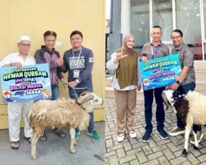 Kurban Bersama JNE dan Media di Jawa Barat, Perkuat Semangat Berbagi