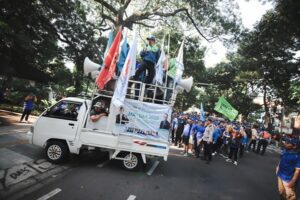 Serikat Buruh Kecam Aksi Anarkis Anarko saat May Day di Kota Bandung