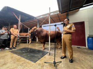 Wali Kota Cimahi Ngatiyana Kurban Wujud Kepedulian Antar Sesama