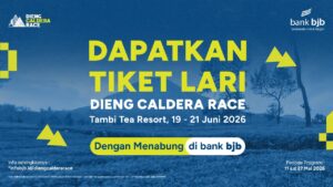 bank bjb Mudahkan Nasabah Dapat Tiket Lari Dieng Caldera Race 2026